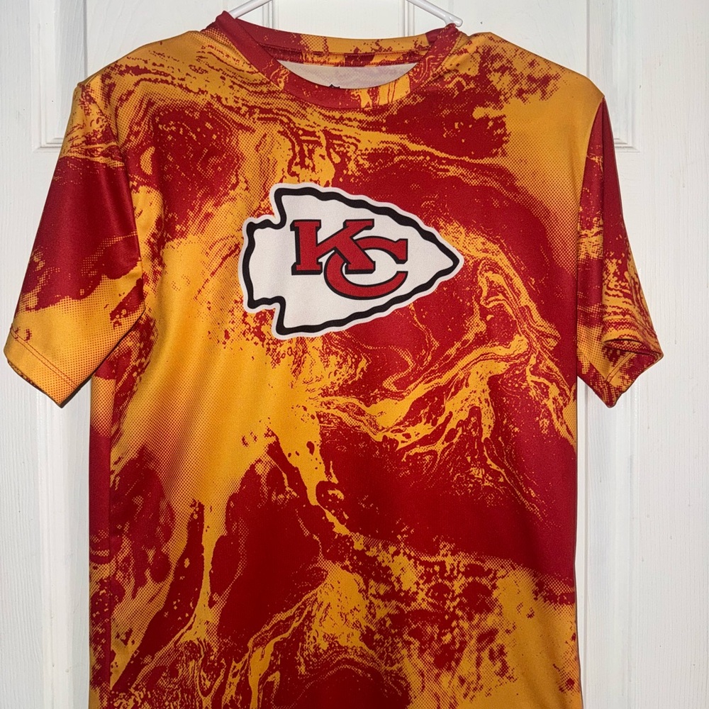 NFL Kids Short Sleeve Tee - Red and Yellow